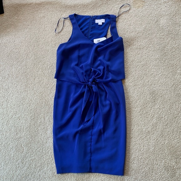 NWT Jessica Simpson Front tie dress in dazzling blue, women’s 4 - Picture 1 of 6